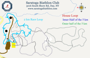 2 km Race Loop (6 km and 10 km races)